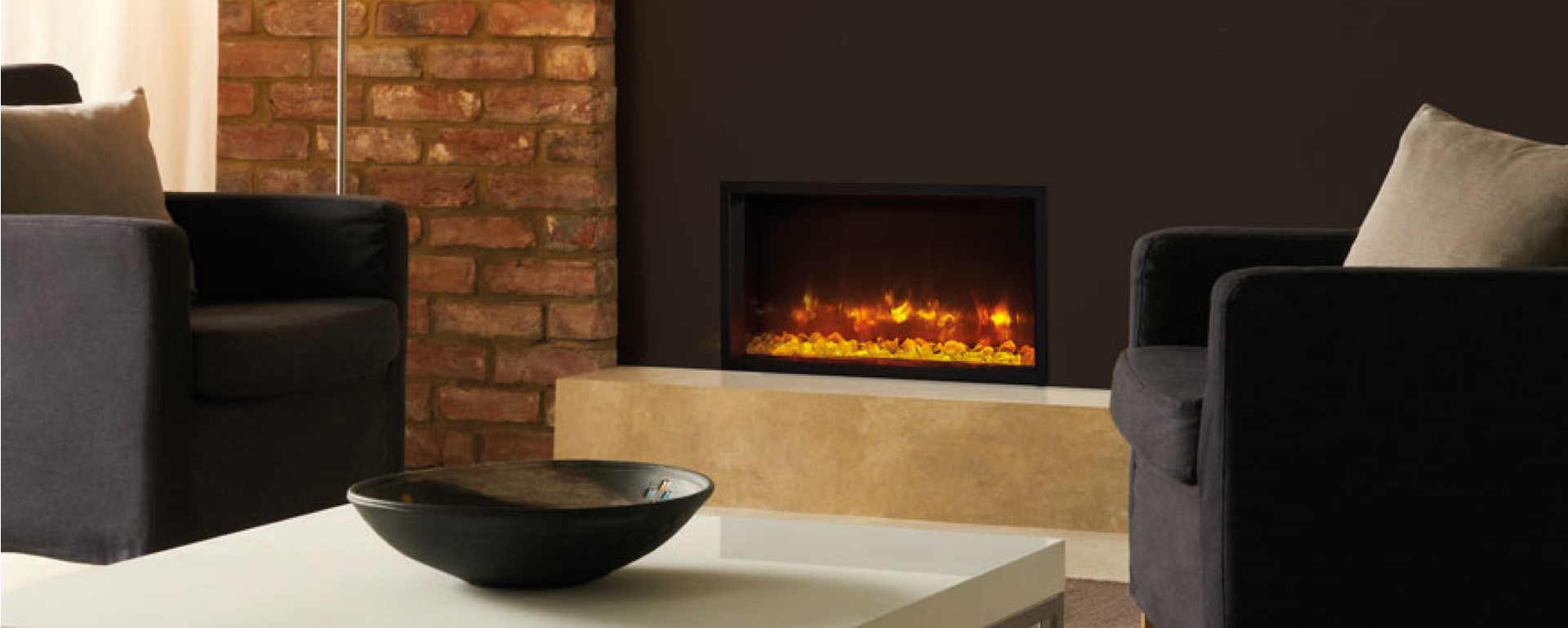 Gazco Radiance Inset Hole in the Wall Electric Fire