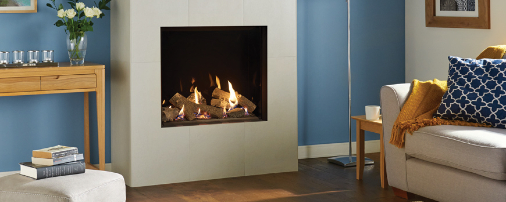 Gazco Riva2 750HL Hole in the Wall Gas Fire